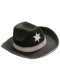 Chapeau enfant cowboy noir