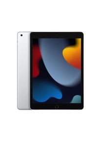 Apple iPad 2021 (9. Gen) (10.20 ", 64 GB, Silver), Tablet, Silber