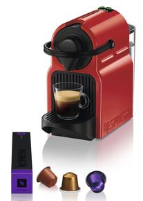 Nespresso , Kapselmaschine &raquo;Inissia XN1005&laquo;, Automatische Abschaltung, 19 bar , rot , Kaffeemaschine