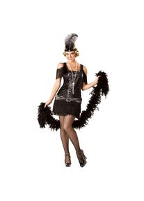 Flapper Girl noire Déguisement