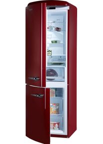 Gorenje , K&uuml;hl-/Gefrierkombination, ONRK193R-L, 194 cm hoch, 60 cm breit , rot