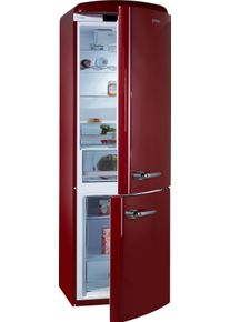 Gorenje , K&uuml;hl-/Gefrierkombination, ORK193R, 194 cm hoch, 60 cm breit , rot
