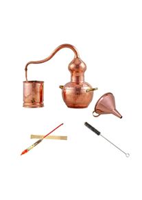 ich-zapfe Complete set Alambiek, Distilleerketel, Distillatie apparaat - Alembic, koper 2L