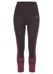 active by Lascana LASCANA ACTIVE Kvinnor Sportbyxa bär / mörklila / vit Storlek XS