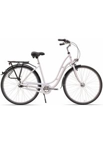 HAWK Bikes , Cityrad &raquo;City Classic Joy&laquo;, 7 Gang, Shimano, Nabenschaltung , wei&szlig; , Fahrrad