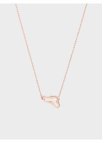 Sculpted Pendant Bead Necklace