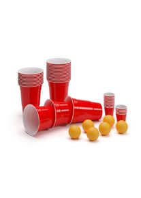 BeerCup Federer Ultimate Beer Pong party csomag, Red Cups, Shot Cups, labdákkal