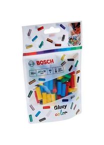 Bosch Heißklebesticks Gluey Farb-Mix farbsortiert, 70 St.