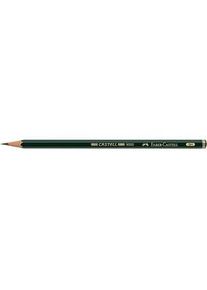 Faber-Castell 9000 Bleistift 3H grün, 1 St.