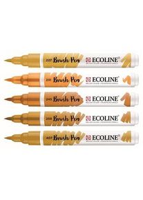 Talens ECOLINE® Brush-Pens braun, 5 St.