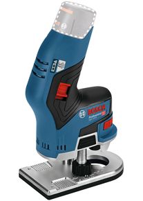 Bosch Professional Powertools , Akku-Fräse »GKF 12V-8«, ohne Akku , blau , Spindelarretierung