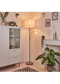hofstein Vezza Lámpara de Pie Níquel-mate, 2 luces