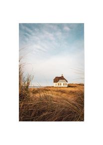 Poster "Country House at North Sea" artboxONE Plakater - 18x13 cm