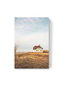 Canvas Print "Country House at North Sea" artboxONE Wallart