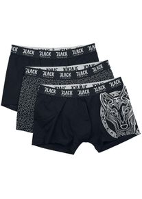 Black Premium by EMP Boxers - Dreierpack Boxershorts - S tot L - voor Mannen - zwart