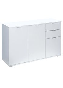 Casaria&reg; Sideboard bianco con porte
