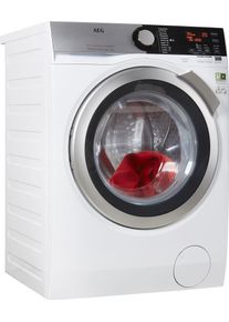 AEG Waschmaschine, L8Fe77495, 9 Kg, 1400 U/Min weiß, ProSteam Knitterschutz