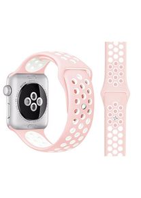INCOVER Apple Watch Tofarget Silikon Smartwatch-rem (SE/40/38mm) - Rosa / Hvit
