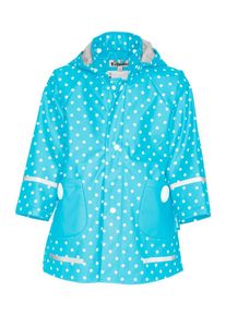 Playshoes Płaszcz turkusowy / biały Rozmiar 80