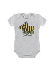 logoshirt , Body &raquo;Janosch - Tigerente&laquo;, mit lizenziertem Print , grau , 74 , Toller Baby-Body von logoshirt