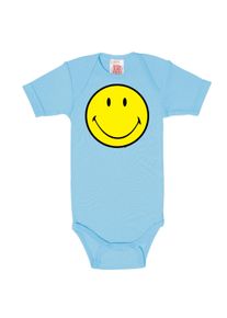logoshirt , Baby-Body mit funktionalen Druckkn&ouml;pfen , blau , 50/56 , hellblau , S&uuml;&szlig;er Baby-Body der Marke logoshirt