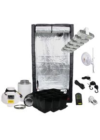 Secret Jardin 100x100x200 cm Growbox Set LED Lucilu Shuttle 240W