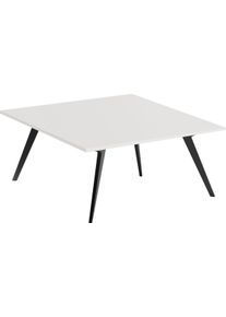Gwinner , Couchtisch »CT511«, mit Metallgestell, weiß lackierte Oberplatte, in verschiedenen Breiten , weiß