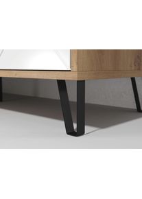TRENDTEAM , Highboard »Touch«, Fräsungen in Rautenoptik