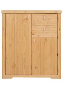 Home Affaire , Highboard »Kleefeld«, aus Kiefer massiv, in diversen Farben , beige