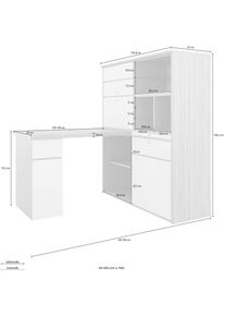 MAJA MÖBEL Maja Möbel , Schreibtisch »Office«, Breite 126,8 cm , weiß
