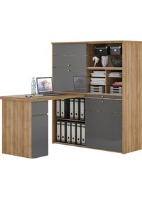 MAJA MÖBEL Maja Möbel , Schreibtisch »Office«, Breite 126,8 cm , grau