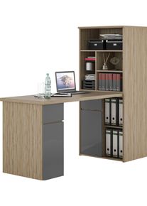 MAJA MÖBEL Maja Möbel , Schreibtisch »Office«, Breite 64,8 cm , grau