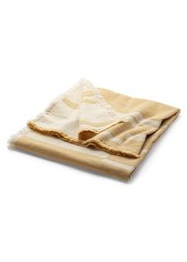 Elvang Denmark A/S Cotton blanket stripes Yellow,