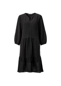 LANIUS Ladies midi dress structure Black, 40