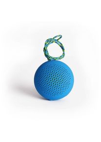 Boompods , Lautsprecher , blau , 5 Stunden Laufzeit bei 70% Lautstärke