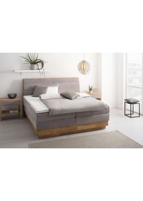 OTTO products , Boxspringbett, mit LED-Beleuchtung, mit zertifizierten, recycelten Bezugsstoffen, mit Bettkasten, auch Härtegrad 4 erhältlich!