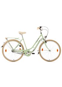 KS-Cycling KS Cycling , Cityrad &raquo;Casino&laquo;, 3 Gang, Shimano, Nexus Schaltwerk, Nabenschaltung , gr&uuml;n , Fahrrad