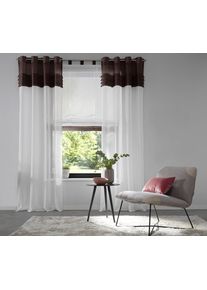 Home Affaire Gardine »Gander«, (2 St.), Vorhang, Fertiggardine, halbtransparent