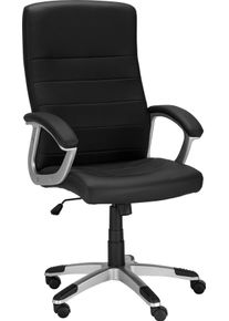 Inosign , Chefsessel »Willis«, 1 St., Kunstleder, Sitzhöhe 44-54 cm , schwarz