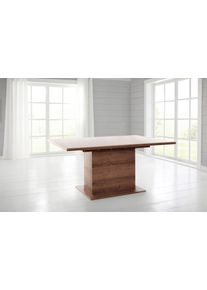 FORTE , Esstisch, Breite 160-200 cm , braun , schlammeiche