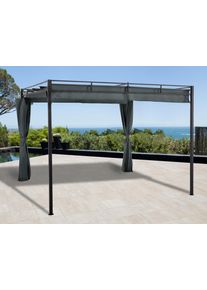 Konifera , Pavillon &raquo;Milos&laquo;, (Set), BxT: 300x300 cm , grau