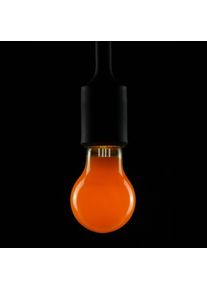 Segula LED bulb, orange, E27, 2 W, dimmable