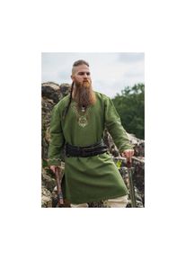 Leonardo Carbone Viking Tunic with embroidery - Green