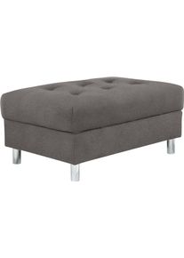Inosign , Stauraumhocker »Folle«, (1 St.), in 3 Bezugsqualitäten, passend zum "Folle"-Ecksofa , grau