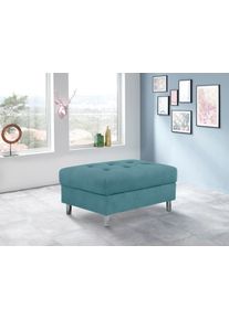 Inosign , Stauraumhocker »Folle«, (1 St.), in 3 Bezugsqualitäten, passend zum "Folle"-Ecksofa , grün