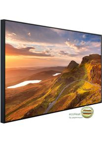 papermoon , Infrarotheizung &raquo;Sonnenaufgang auf der Insel Quiraing&laquo;, sehr angenehme Strahlungsw&auml;rme , bunt