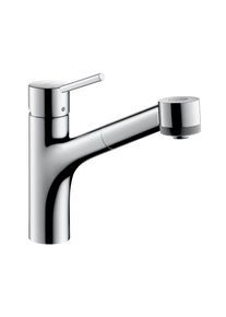 Hansgrohe Talis M52 Robinet de cuisine monocommande avec bec extractible et sBox chrome 73860000