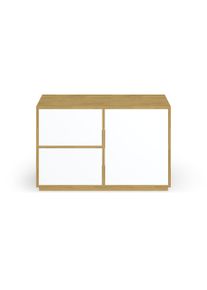Pickawood Meuble bas scandinave sur mesure Chêne
