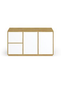 Pickawood Meuble bas scandinave sur mesure Chêne