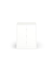 Pickawood White sideboard with hinged door Coated MDF